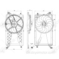 3M5H-8C607-AD 3M5H-8C607-RH Heißer verkaufender Autokühlerlüfter